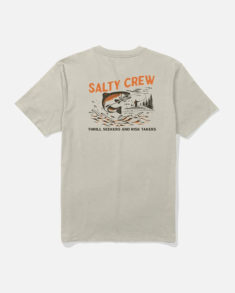 Nature Vibes Classic Ss Tee - Moonbeam Vintage Wash Minimalist Comfort