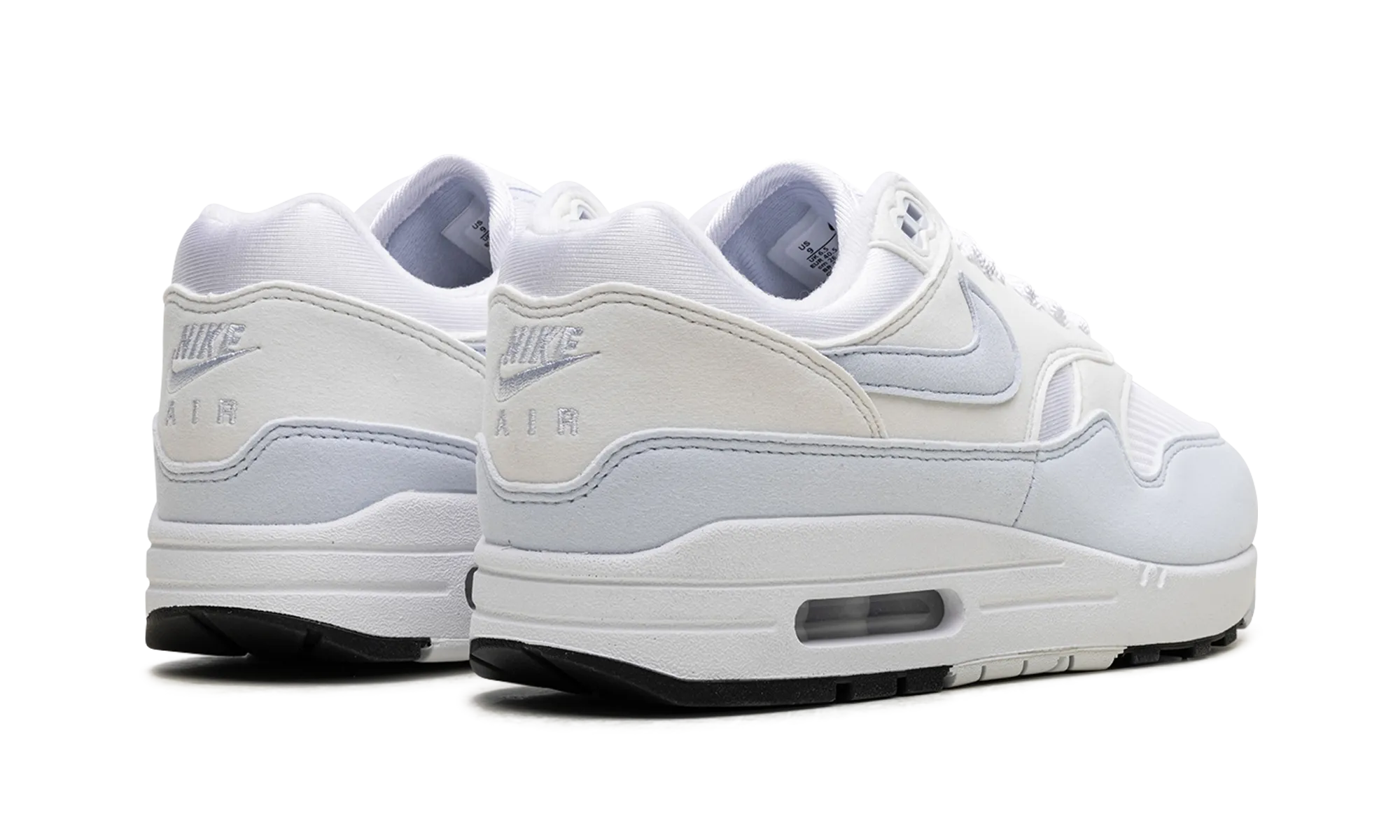 WMNS NIKE AIR MAX 1 "FOOTBALL GREY" Road grip Slip Resistant All Weather