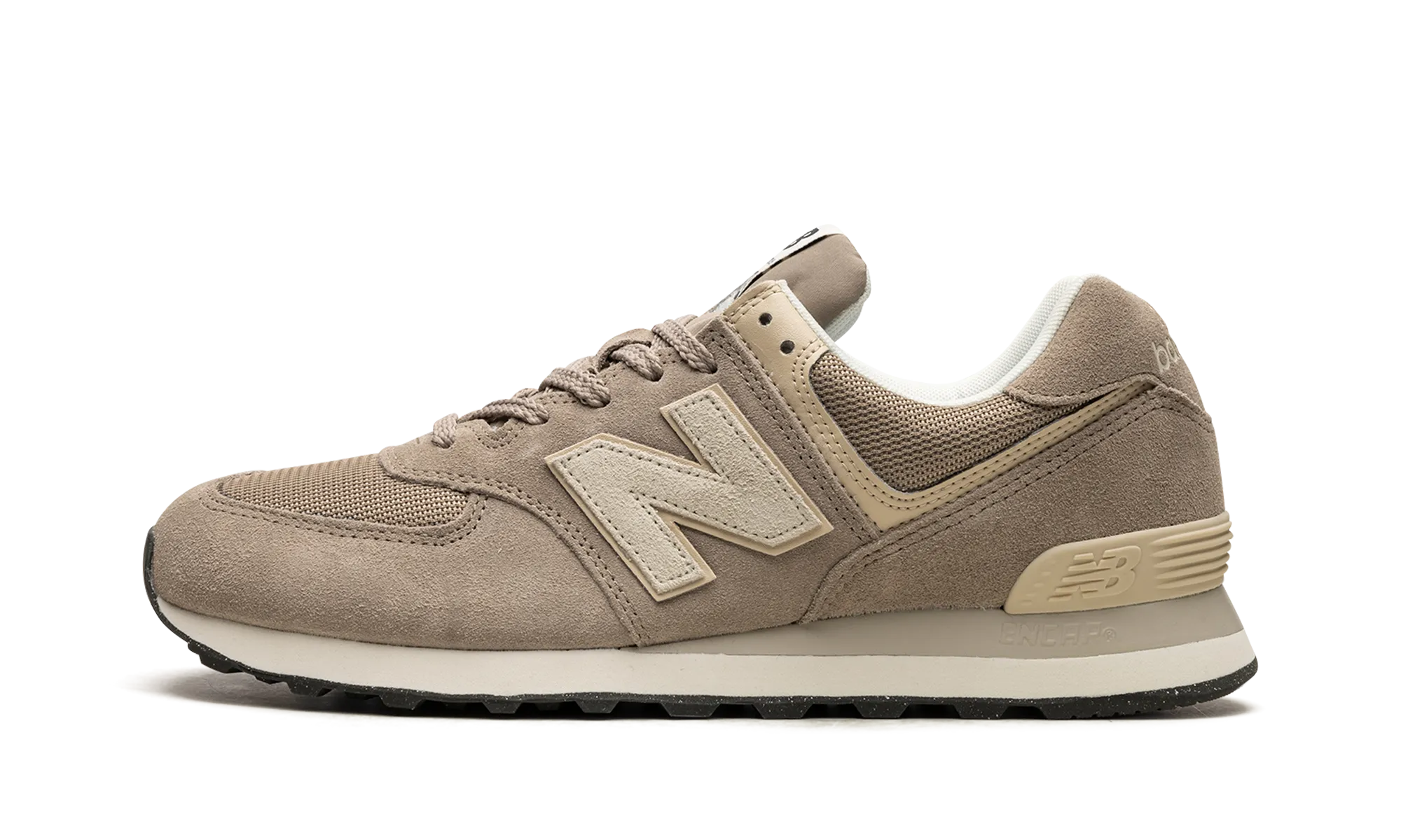 574 "Beige / White" Anti Odor Gym Workout Peak Step
