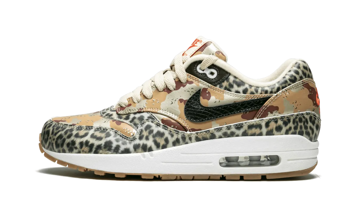 AIR MAX 1 PRM MNS WMNS "Animal Camo" Quick Drying Casual Wear
