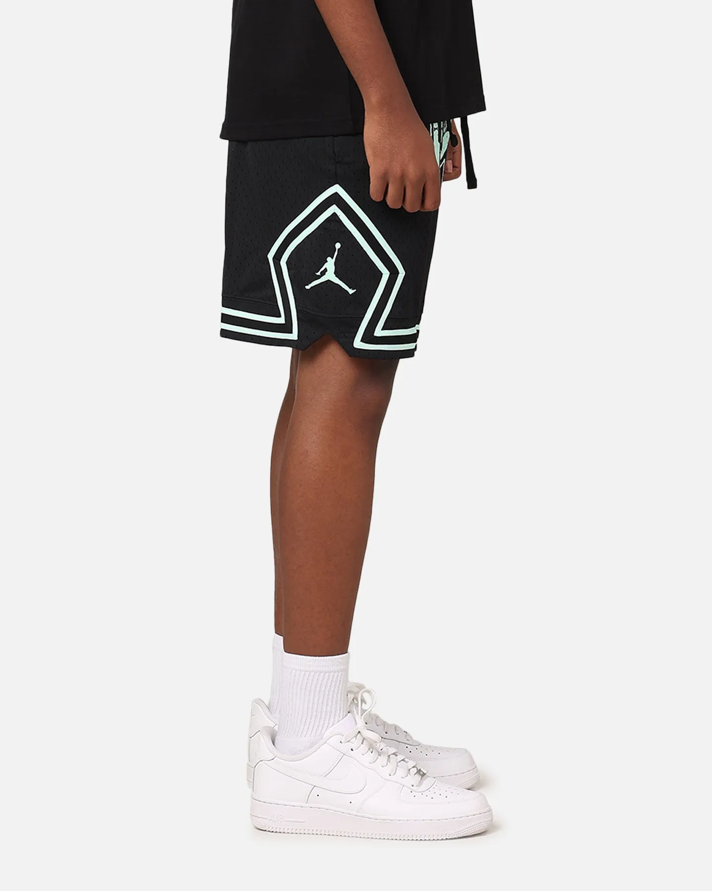 Jordan Dri-Fit Diamond Shorts Black/Mint Breezy Stretch