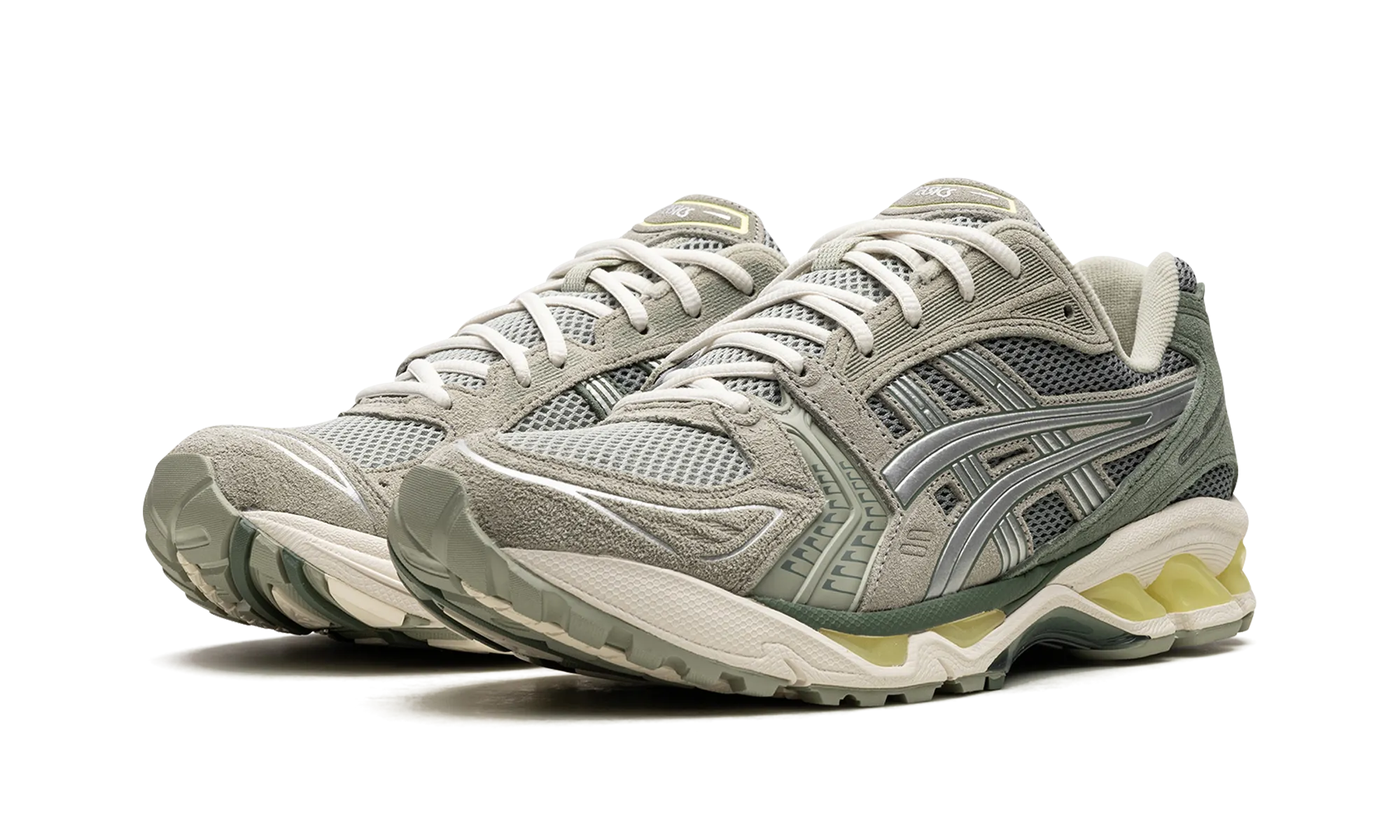 GEL KAYANO 14 "Olive Grey Pure Silver" Even weight distribution