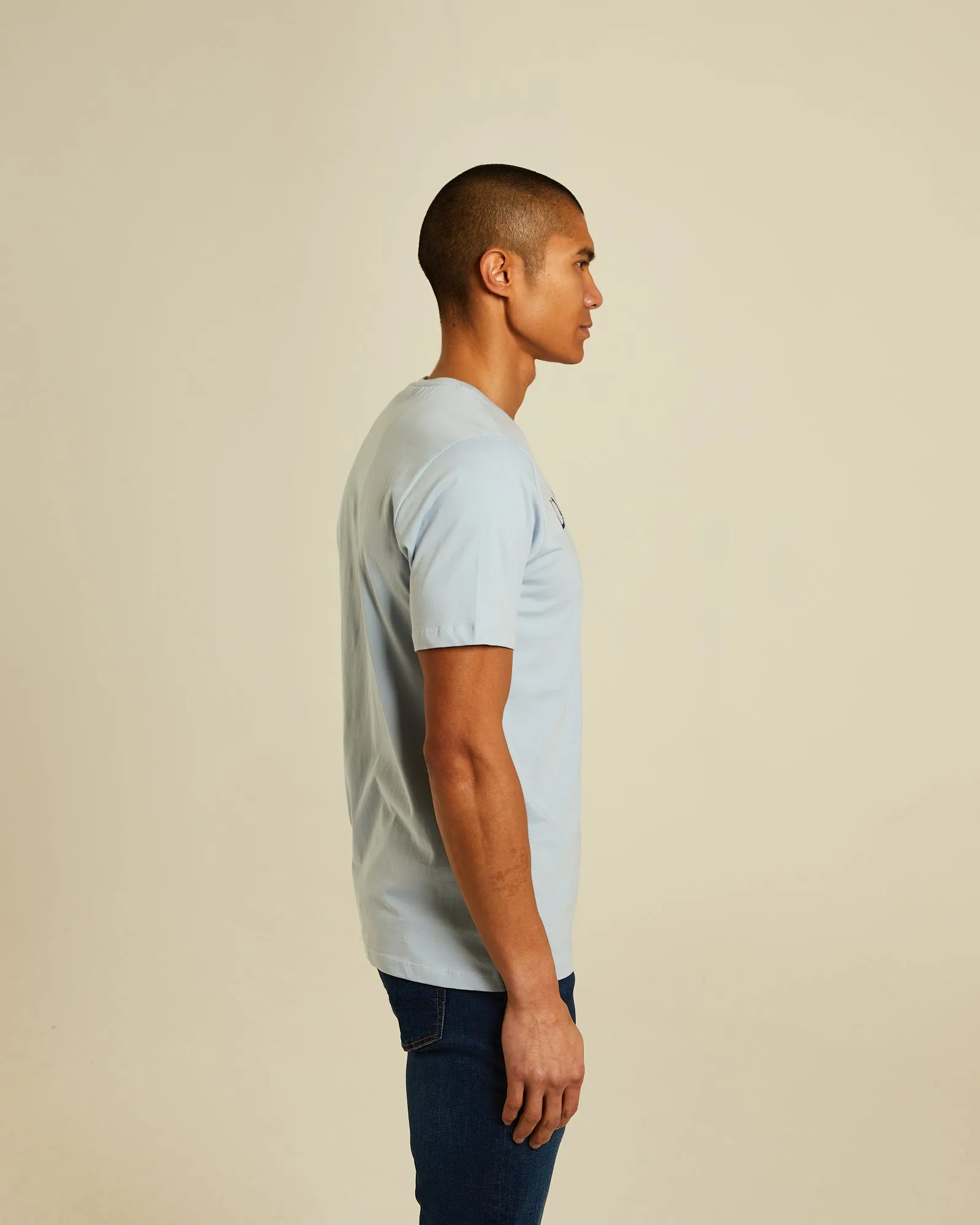 Easter Summer Casual Francois Tee Buoy Blue