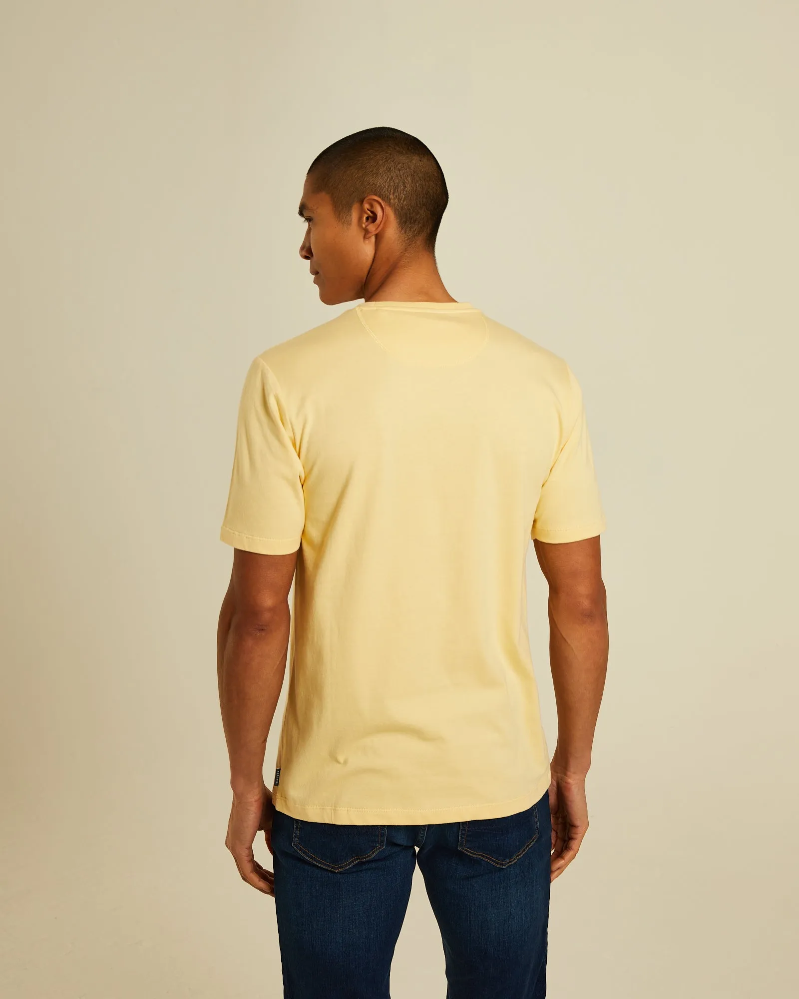 Freeman Tee Lemon Sorbet Performance Wear Durable Ribbed Hem