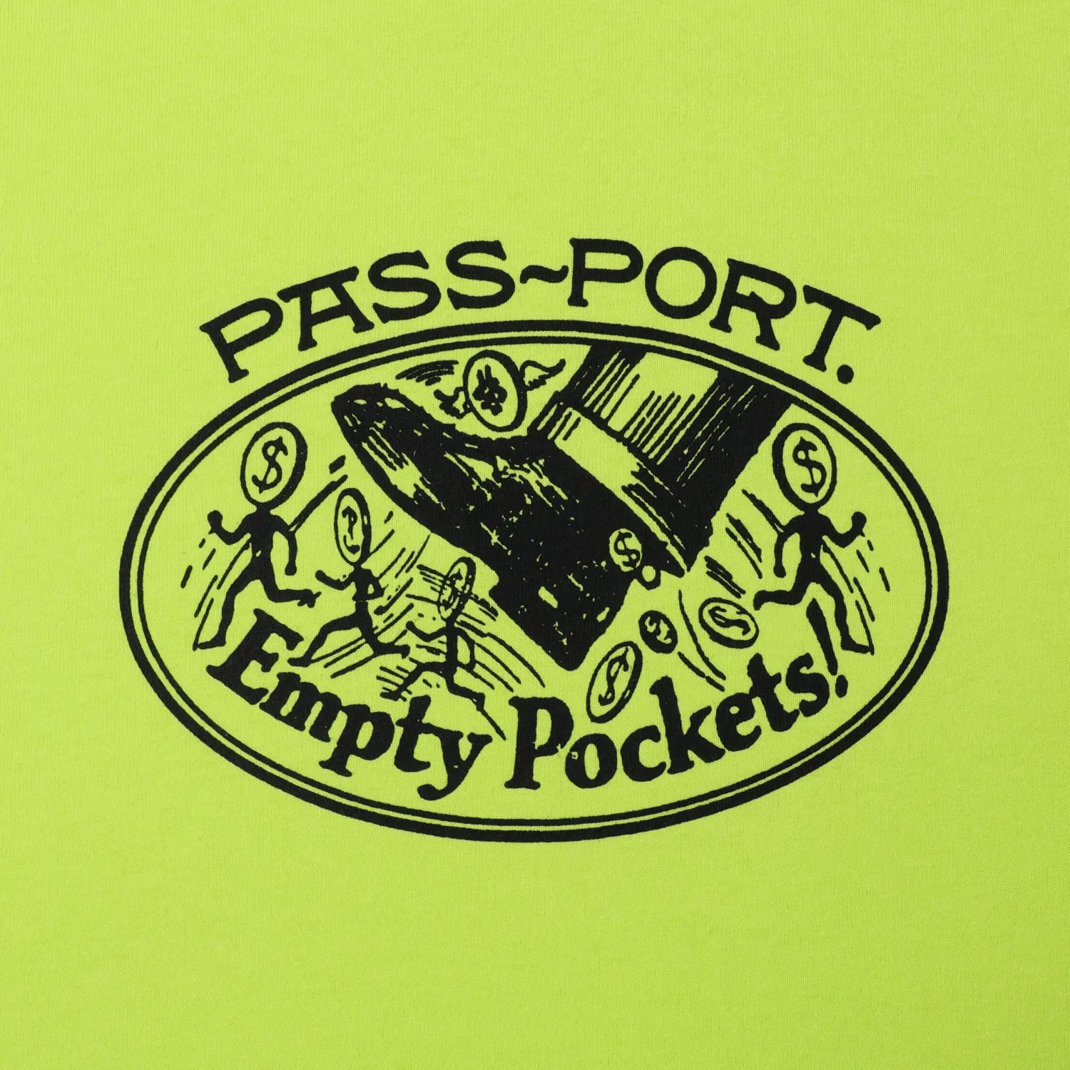 Comfortable and stylish Pass~Port Empty Pockets Tee - Safety Yellow