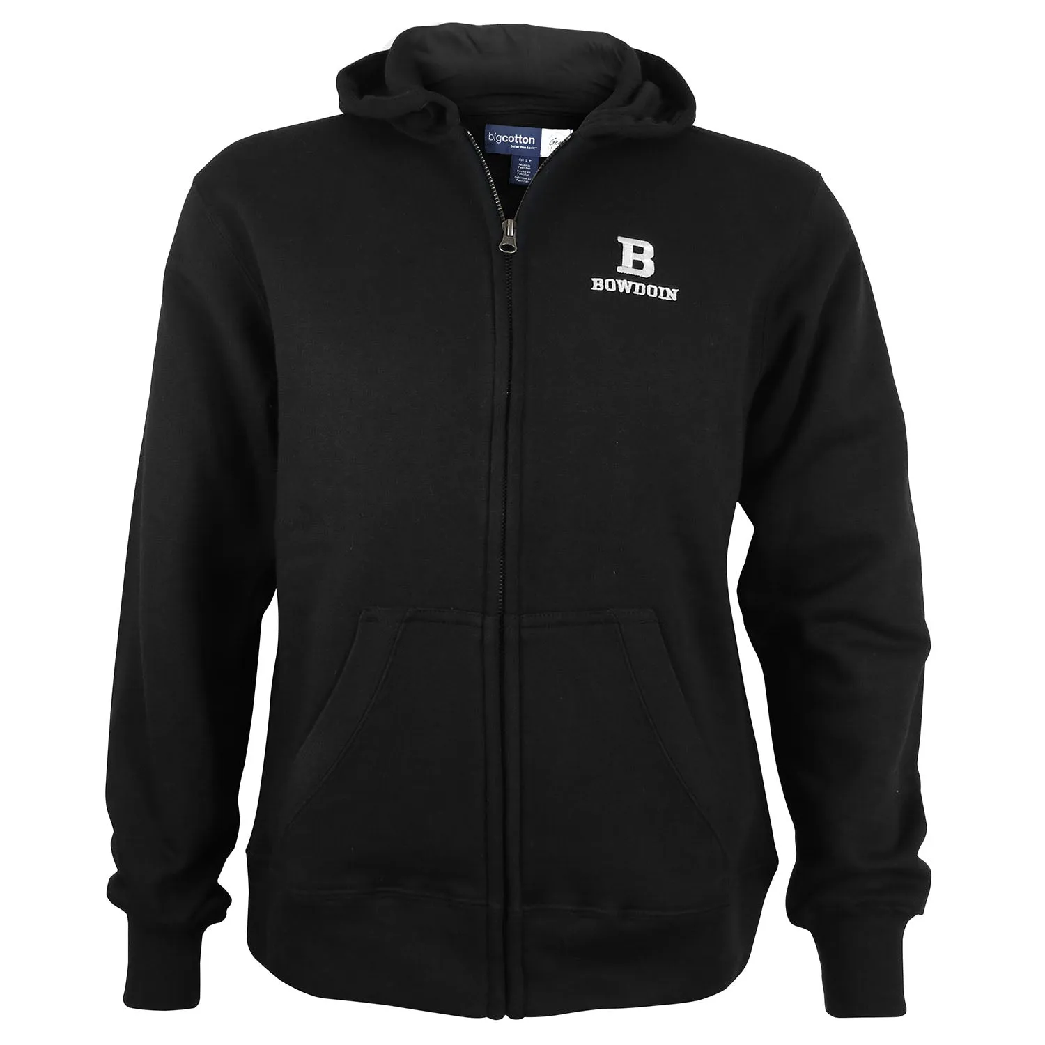 Comfy Basics Mass produced Big Cotton Full-Zip with B and Bowdoin from Gear for Sports