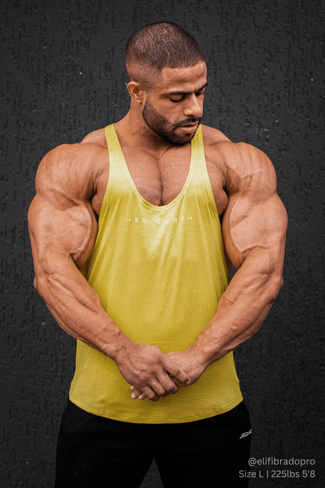 Classic Bodybuilding Racerback Stringer - Mustard Yellow military base offensive role