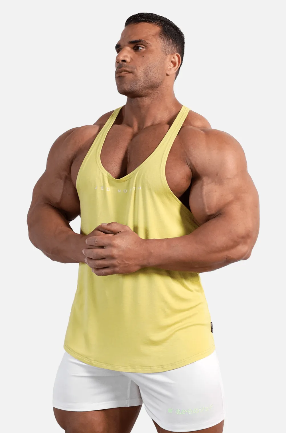 Intuitive Classic Bodybuilding Racerback Stringer - Mustard Yellow