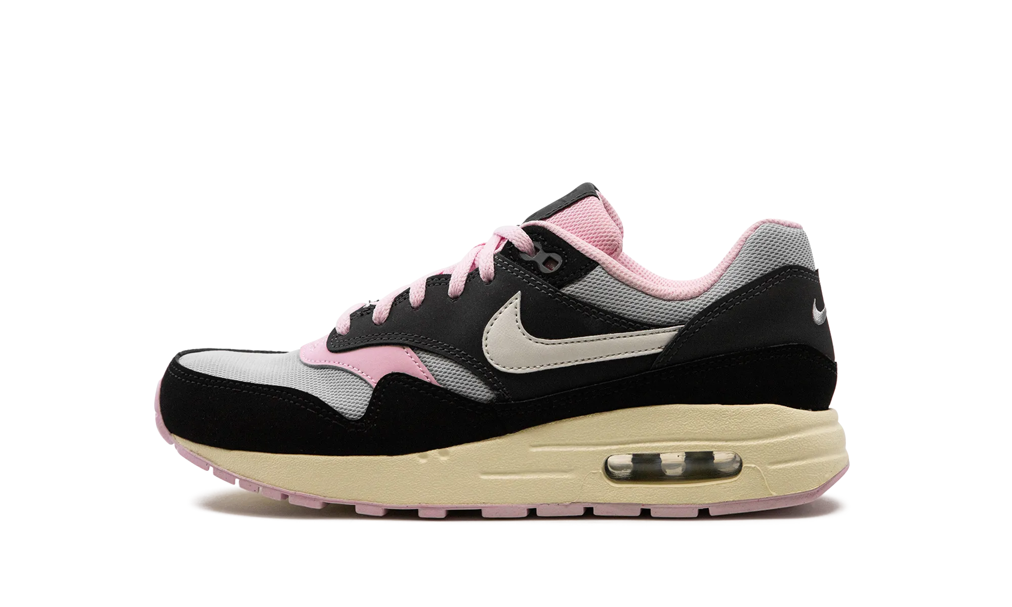 Quick Fit Air Max 1 GS "Black Anthracite Pink Foam"