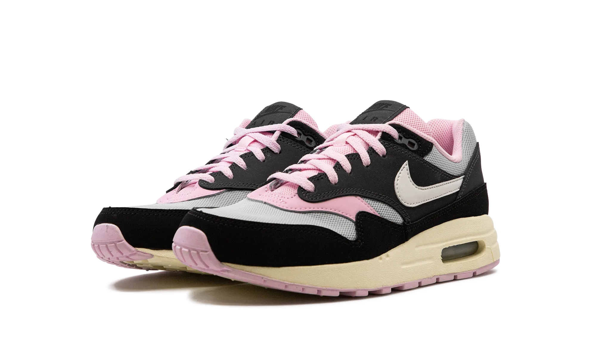 Quick Drying Work Commute Air Max 1 GS "Black Anthracite Pink Foam"