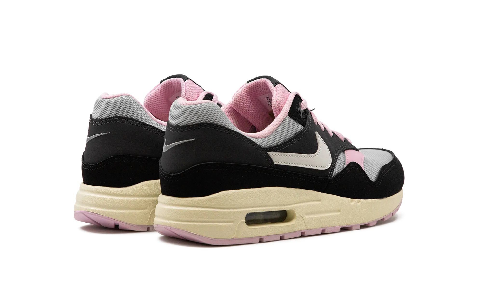 Adult Ease Non Restrictive Fit Air Max 1 GS "Black Anthracite Pink Foam"