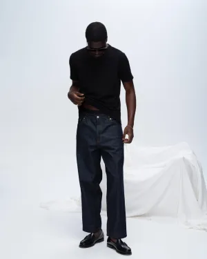 Classic Jersey V-Neck Tee - Black Sporty Vibe Cozy Layer