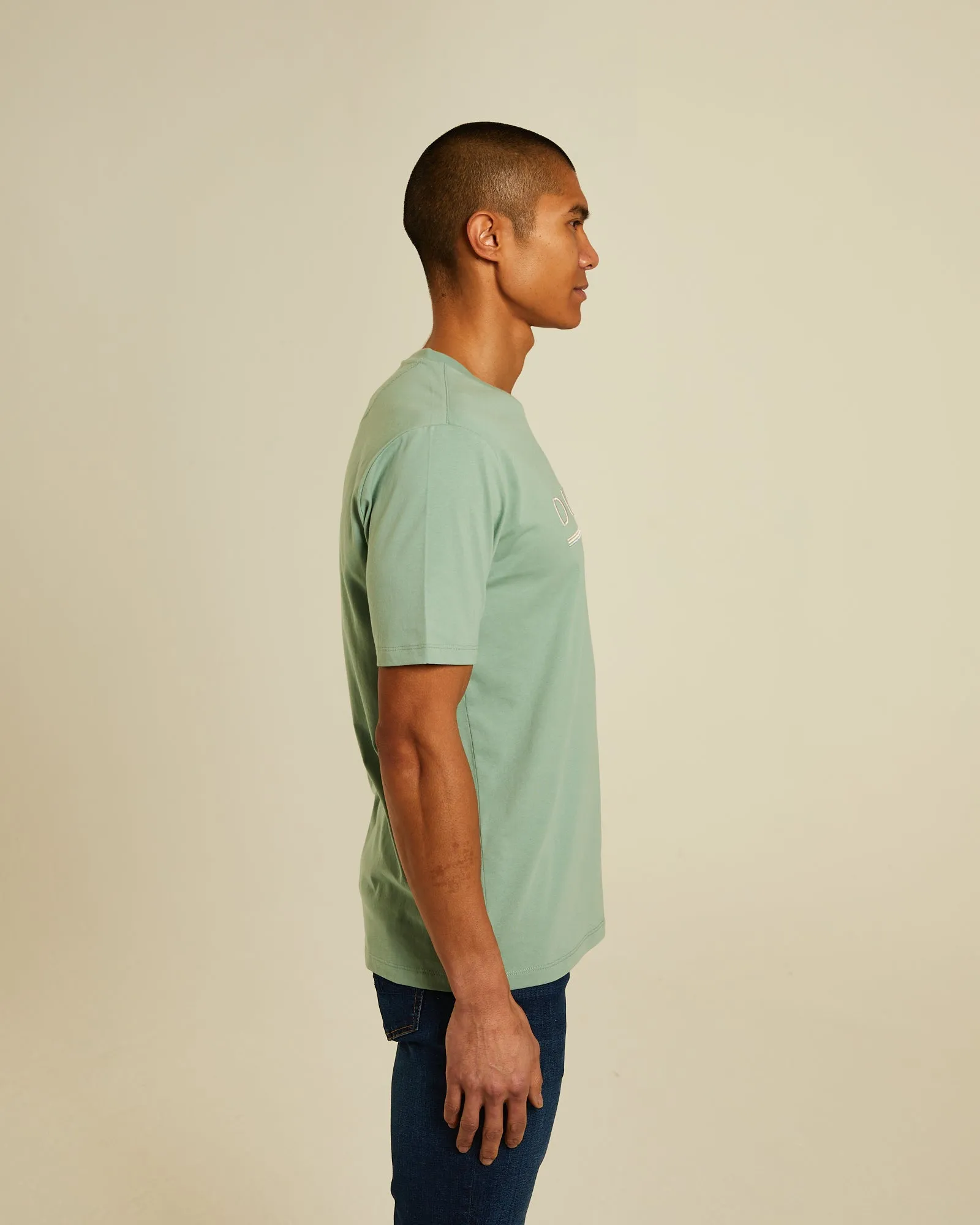 Fenton Tee Surf Green Everyday Flex Breathable Waistband