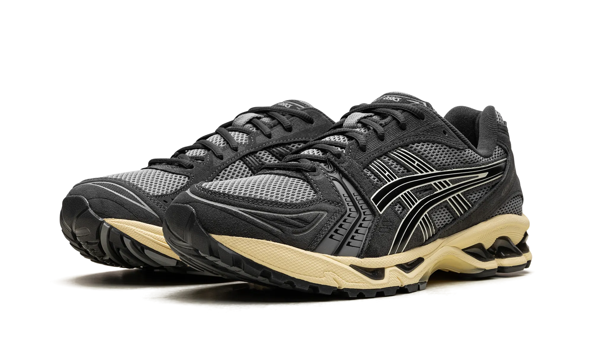 Gel Kayano 14 "Clay Grey Black" Durable Feel Star Hike