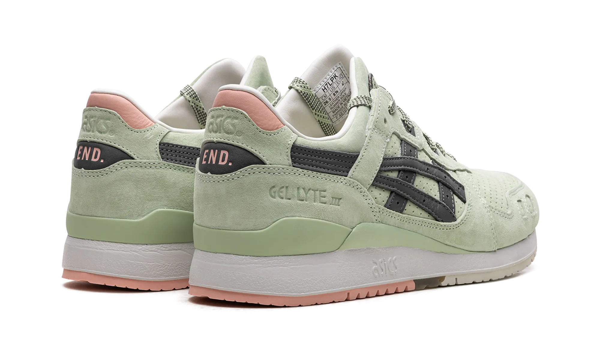 Parent Pace Minimal Vibe Gel Lyte III "Asics x End "Wasabi" Special Box"