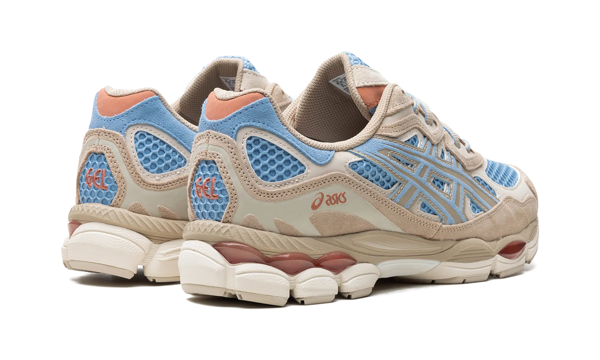 GEL-NYC "Harbor Blue/Wood Crepe" Flip Hike Moisture control