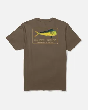 Light Outfit Classic Trend Look Golden Mahi Premium S/S Tee - Teak