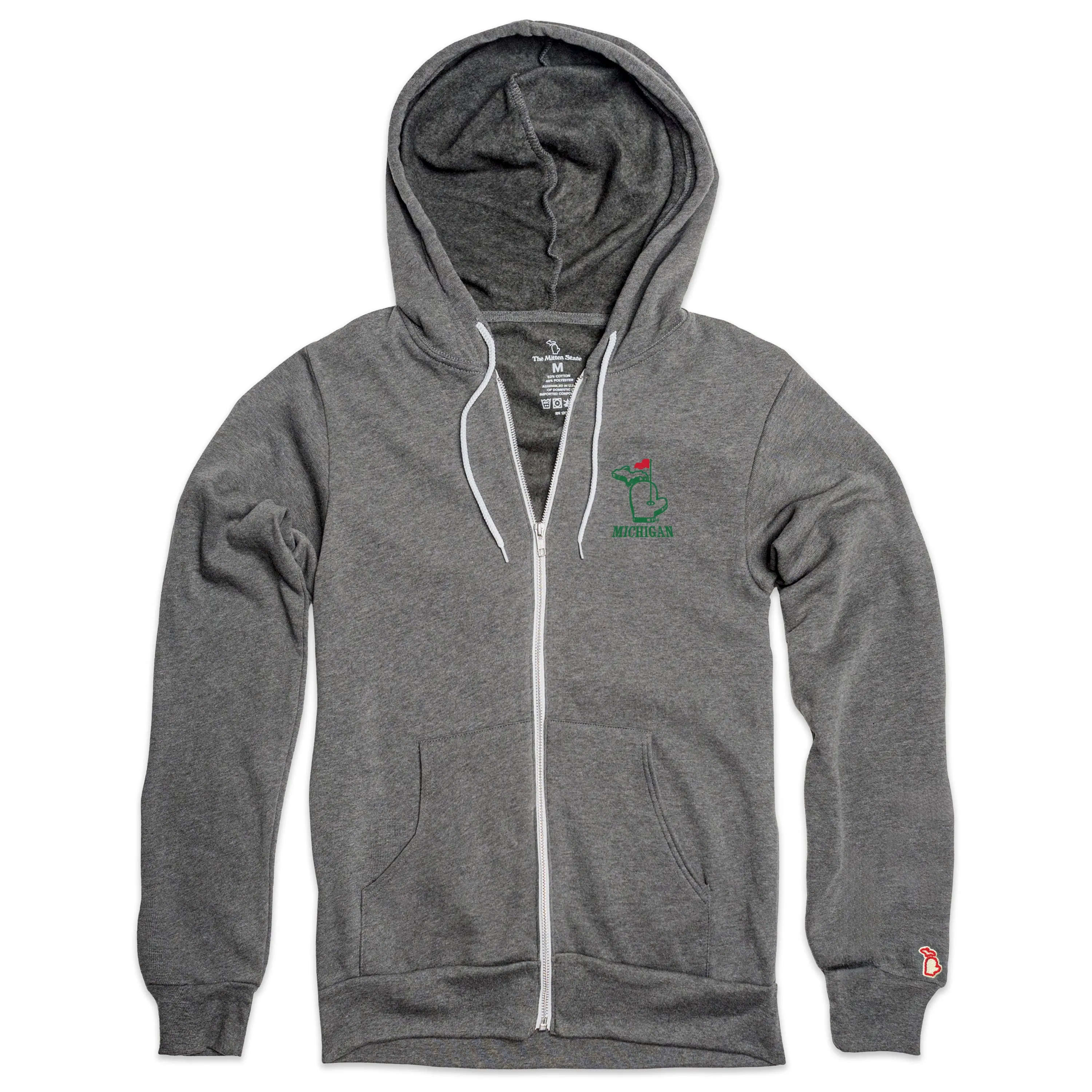 GOLF MICHIGAN ALL SEASON ZIP-UP HOODIE (UNISEX) Trendy Layer Warm Layers