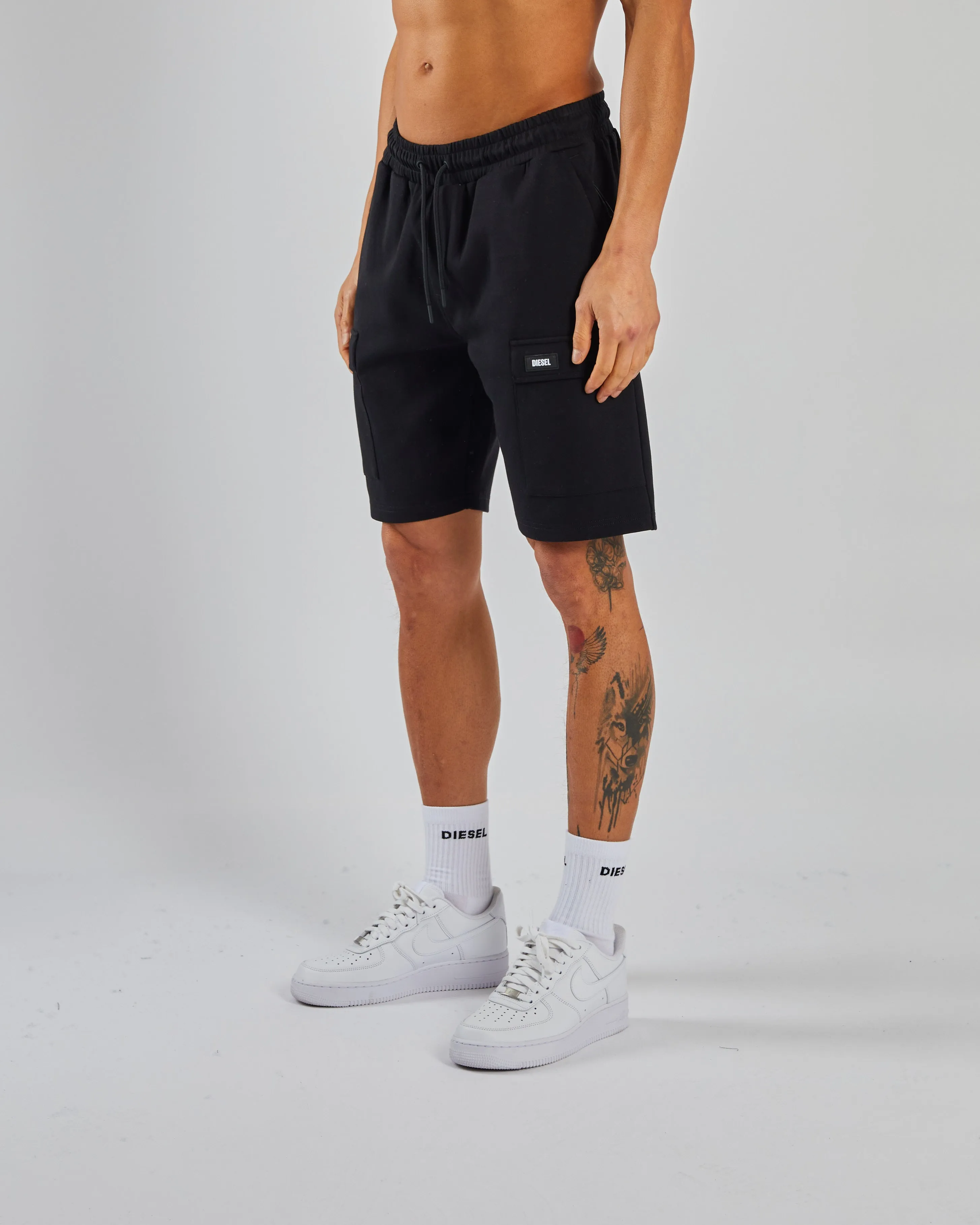 Smooth Flatlock Seams Curtis Short New Black