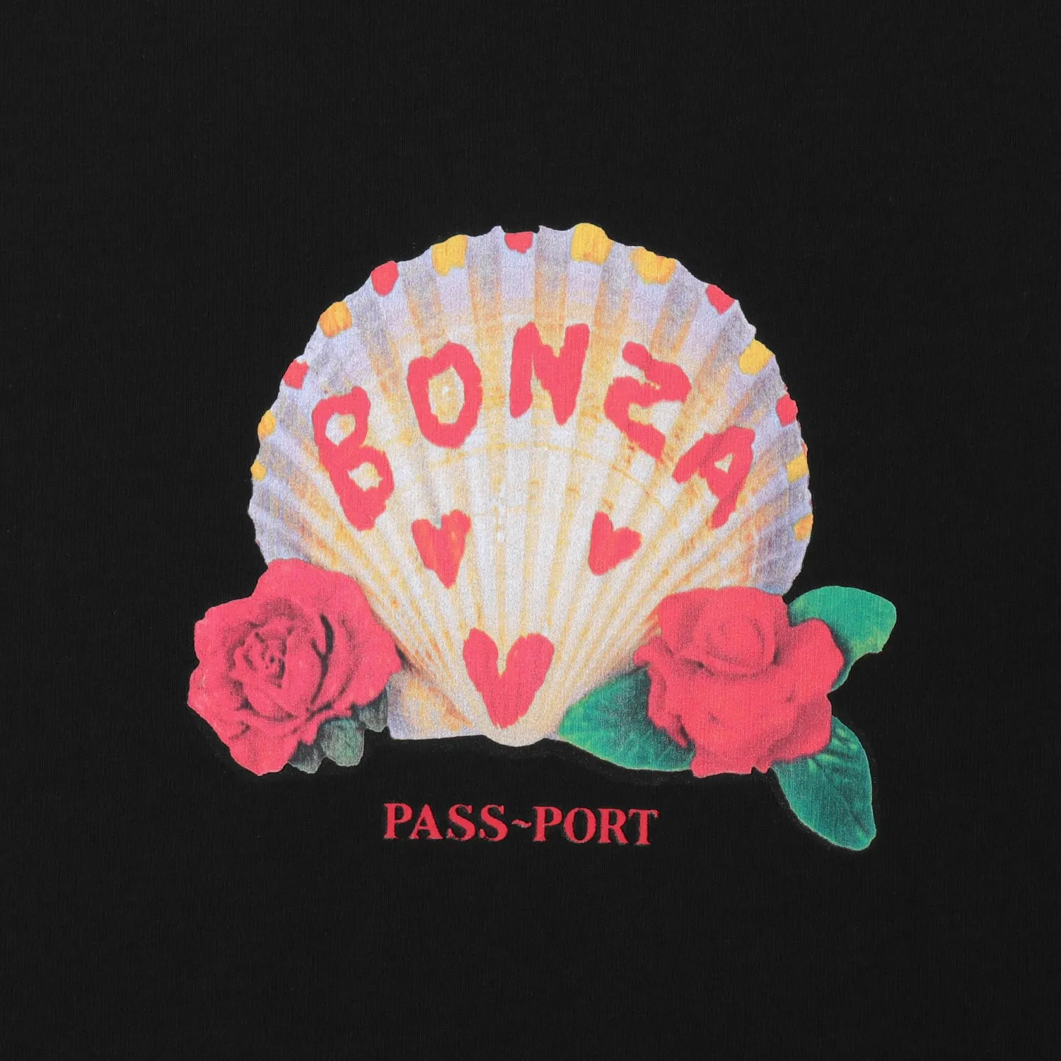 Pass~Port Bonza Tee - Black Minimal Style Trend Stylish and Easygoing