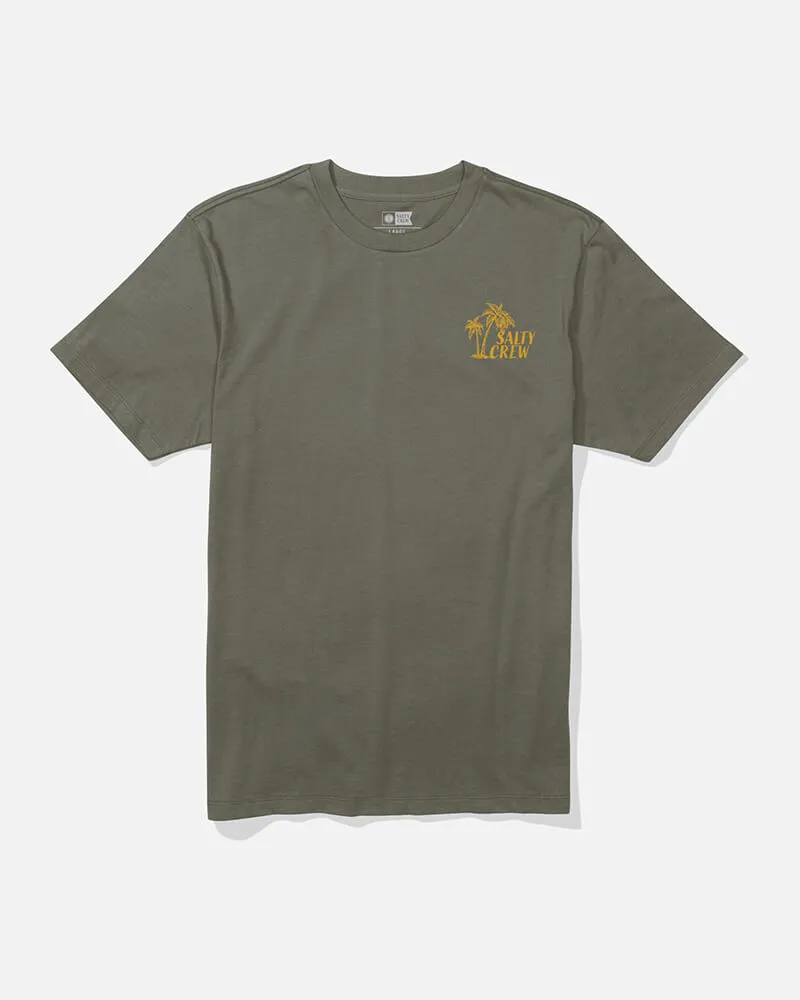 Anti-static Outside Ss Tee - Dusty Olive