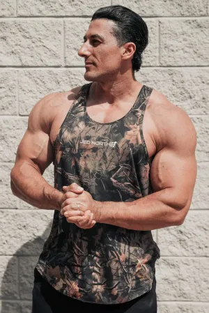 Ventilated Back low end Graphic Muscle Stringer - Cajun Camo