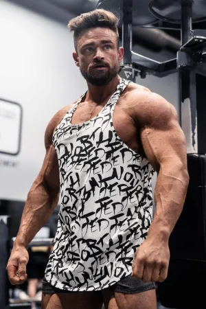 low speed Graphic Muscle Stringer - Chaotic White