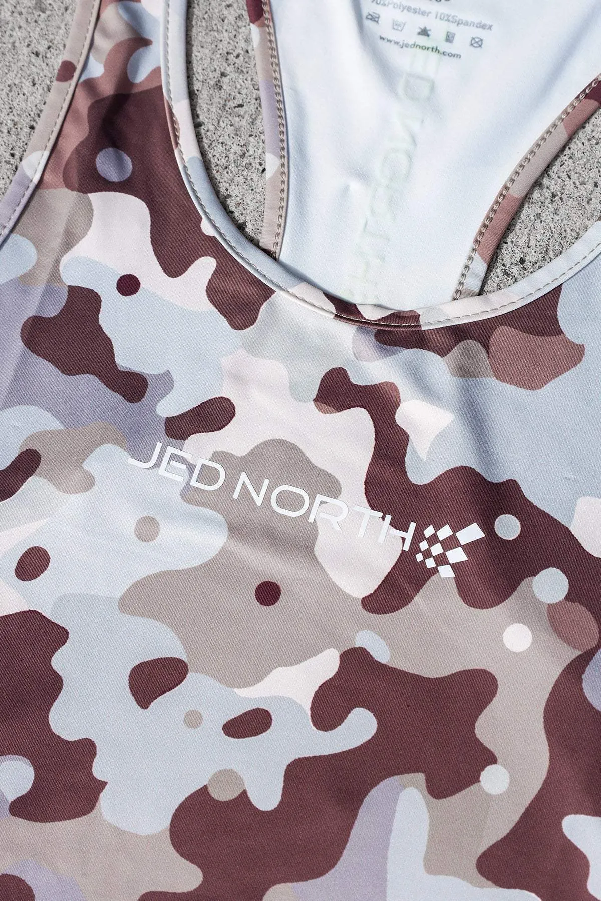 Easy Freshness Graphic Muscle Stringer - Khaki Camo