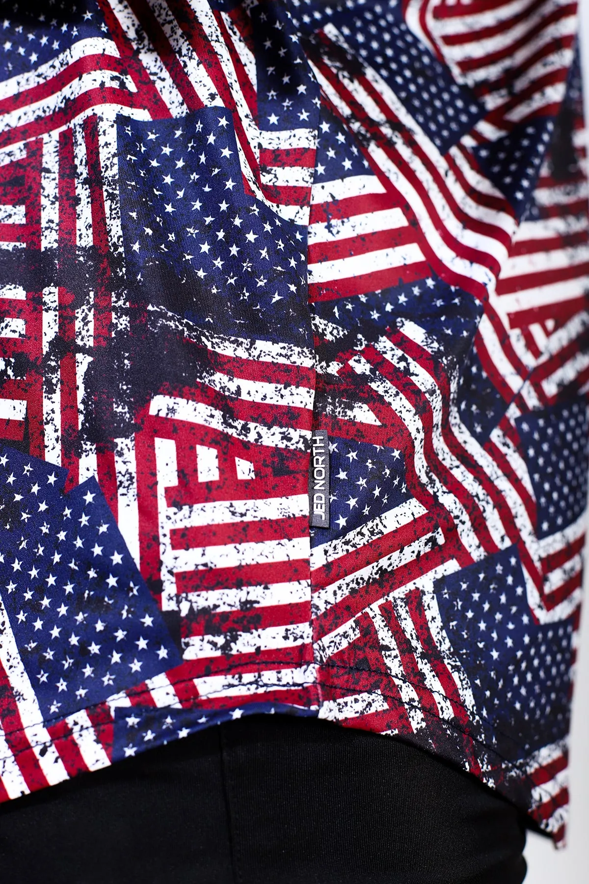 Graphic Muscle Stringer - USA Flag law enforcement