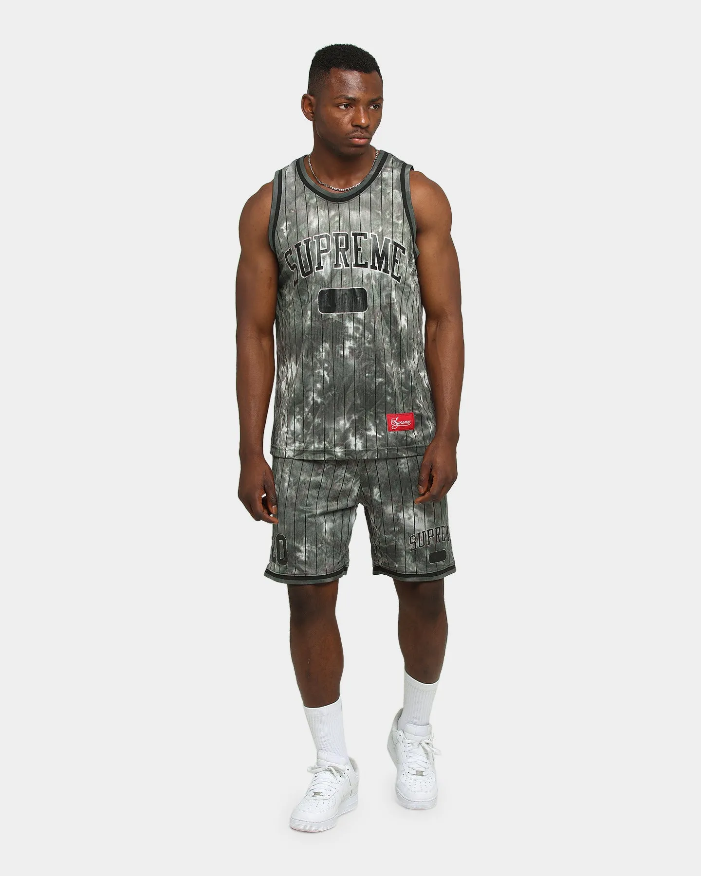 Sporty Chic Supreme Dyed Basketball Shorts Black