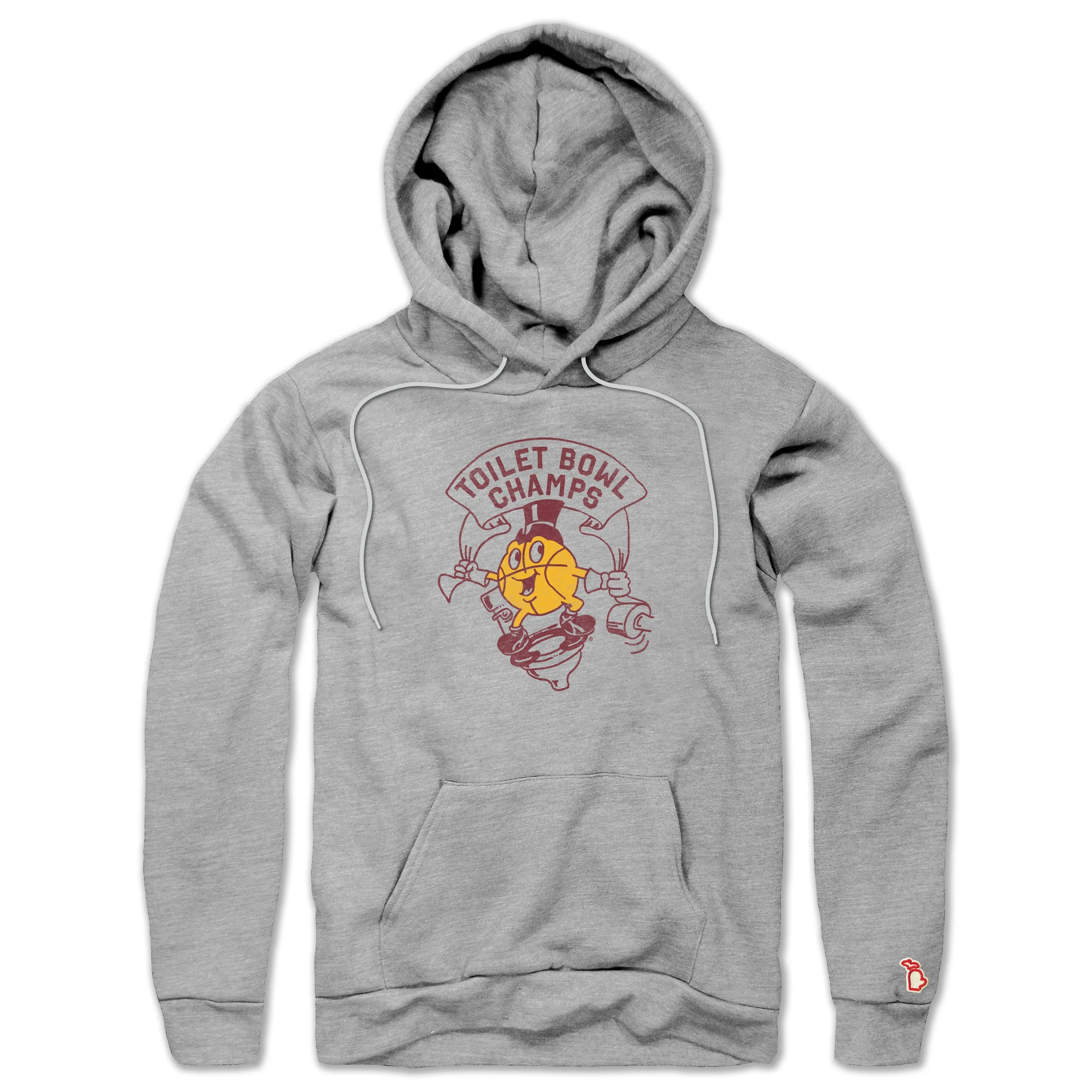 GUS MACKER - TOILET BOWL CHAMPS ALL SEASON HOODIE (UNISEX) Neutral Colors