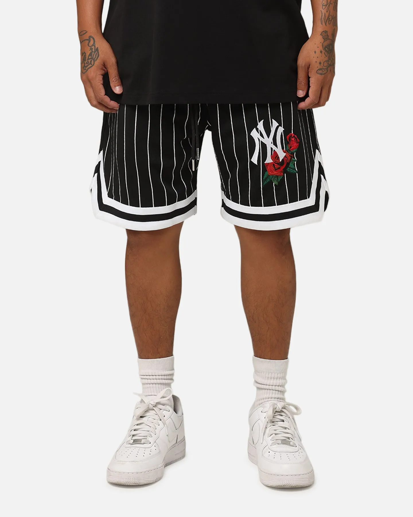 Dual Zone Ventilation New Era New York Yankees Rose Mesh Shorts Black