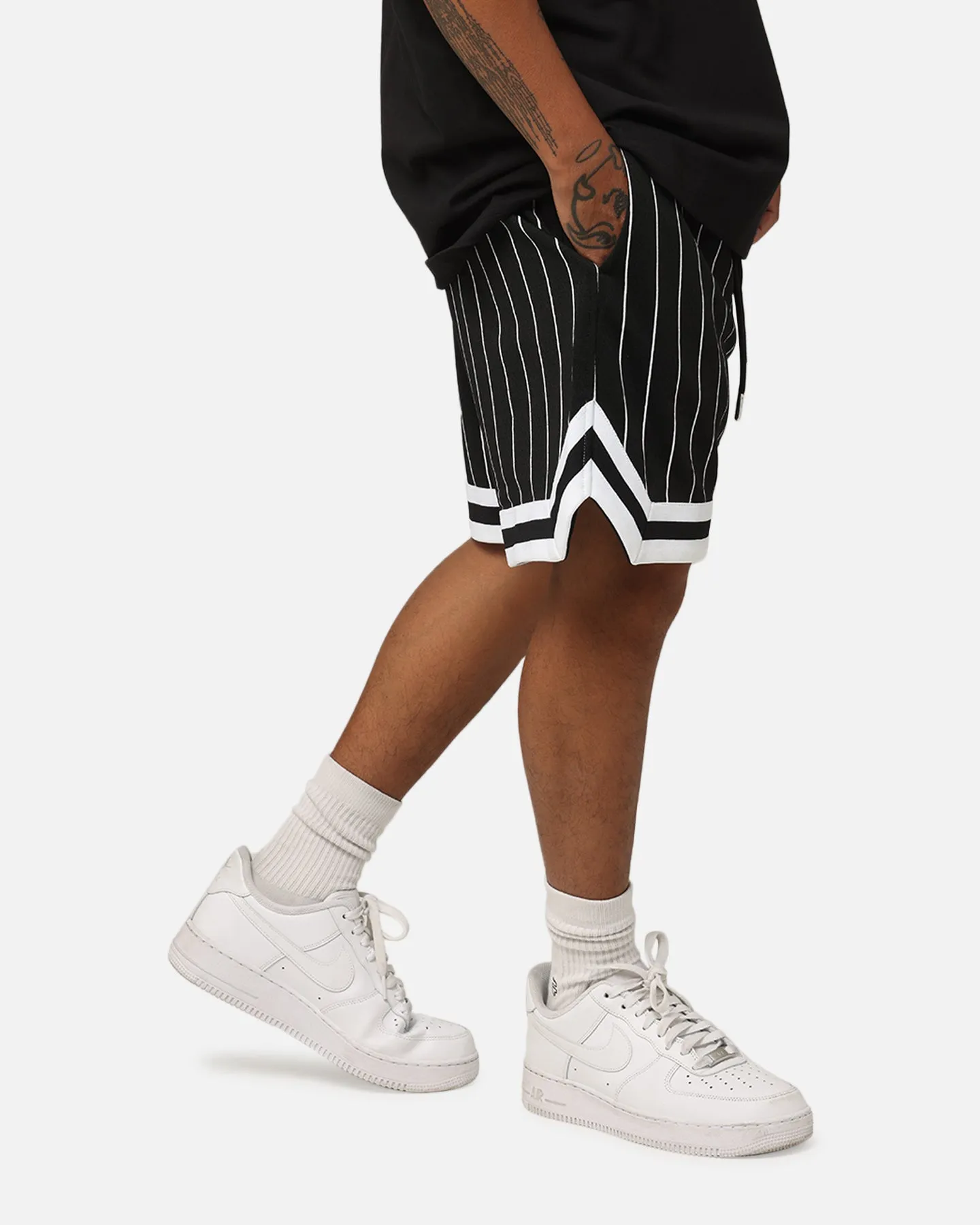 New Era New York Yankees Rose Mesh Shorts Black back-to-school