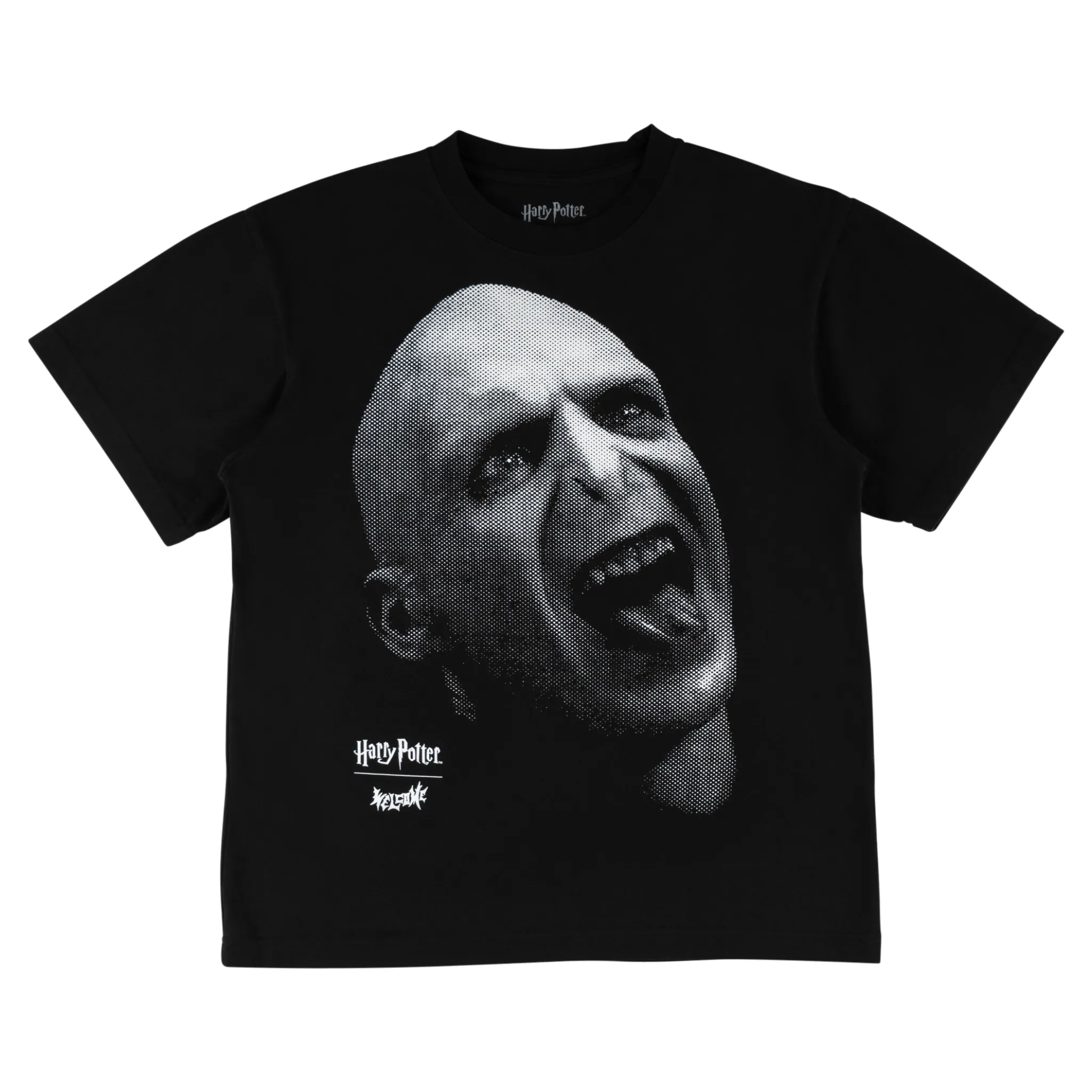 Casual Layering Wear HARRY POTTER X WELCOME - Dark Lord Boxy Garment-Dyed Tee