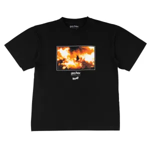 HARRY POTTER X WELCOME - Dumbledore Boxy Garment-Dyed Tee Regular fit normality Sleek Layer