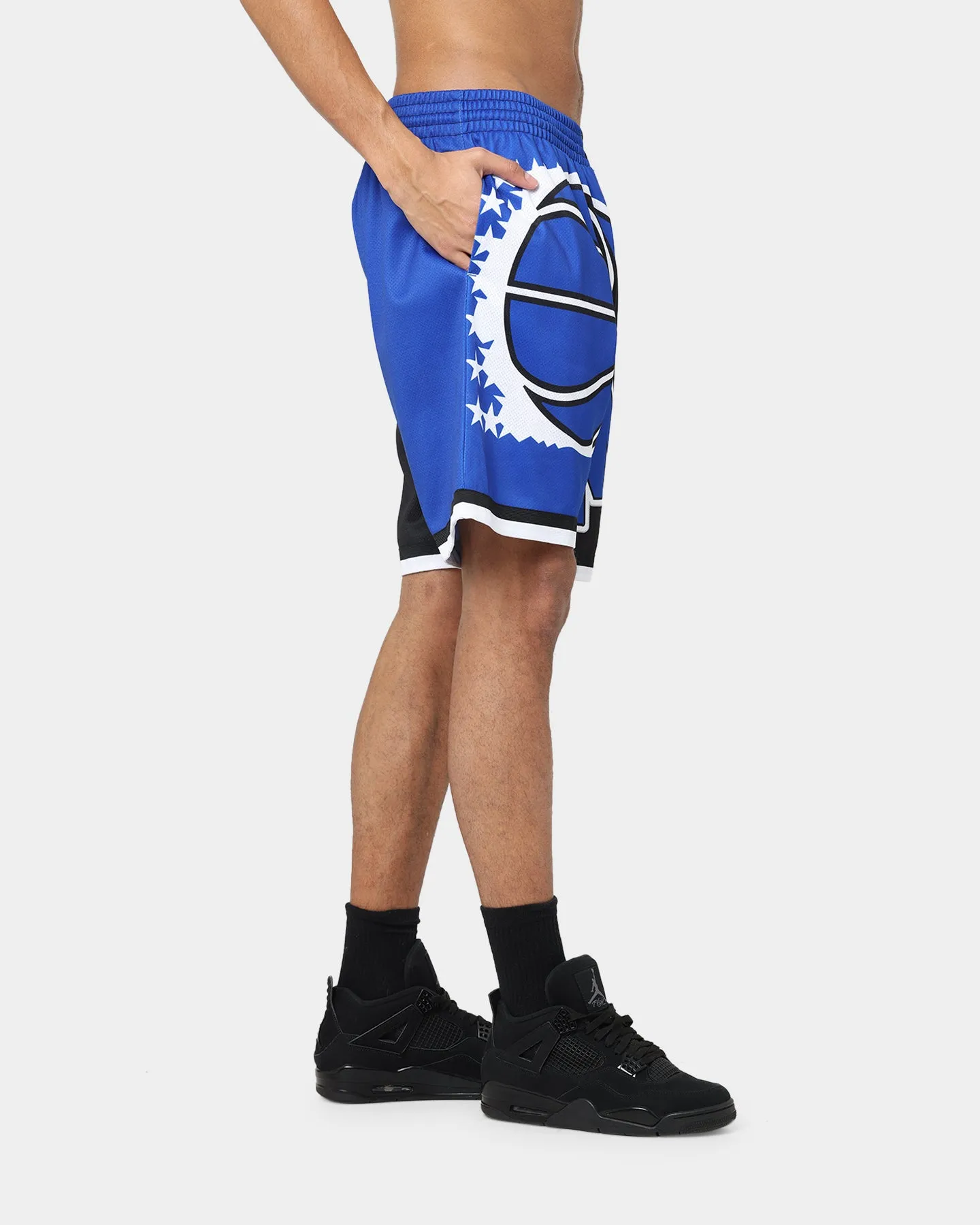 Mitchell & Ness Orlando Magic Big Face 5.0 Shorts Blue Casual Style