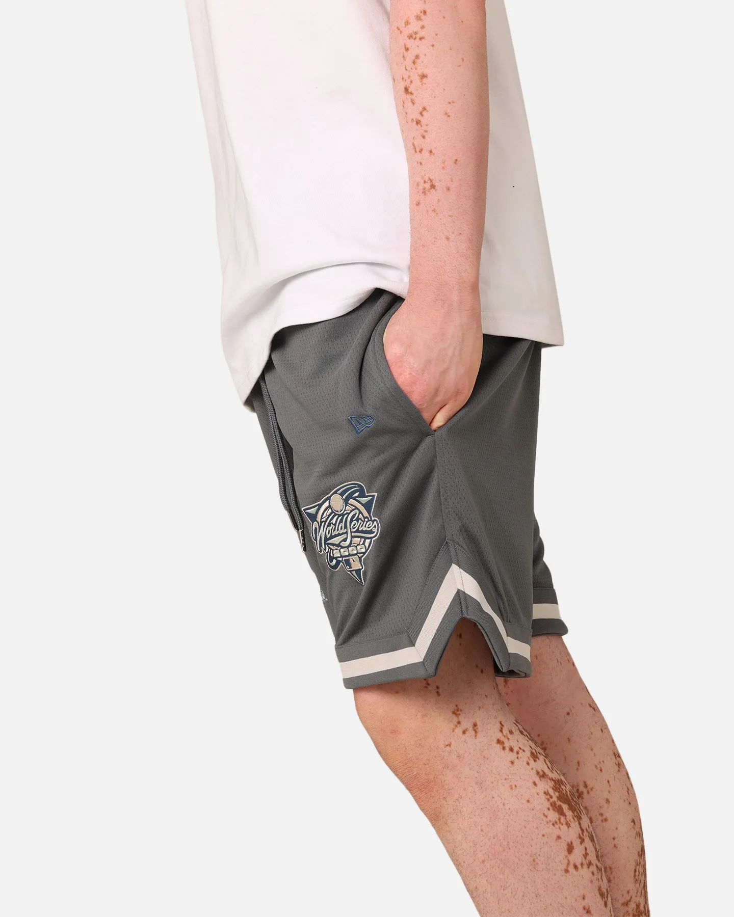 Hypoallergenic fabric New Era New York Mets Mesh Shorts Iron