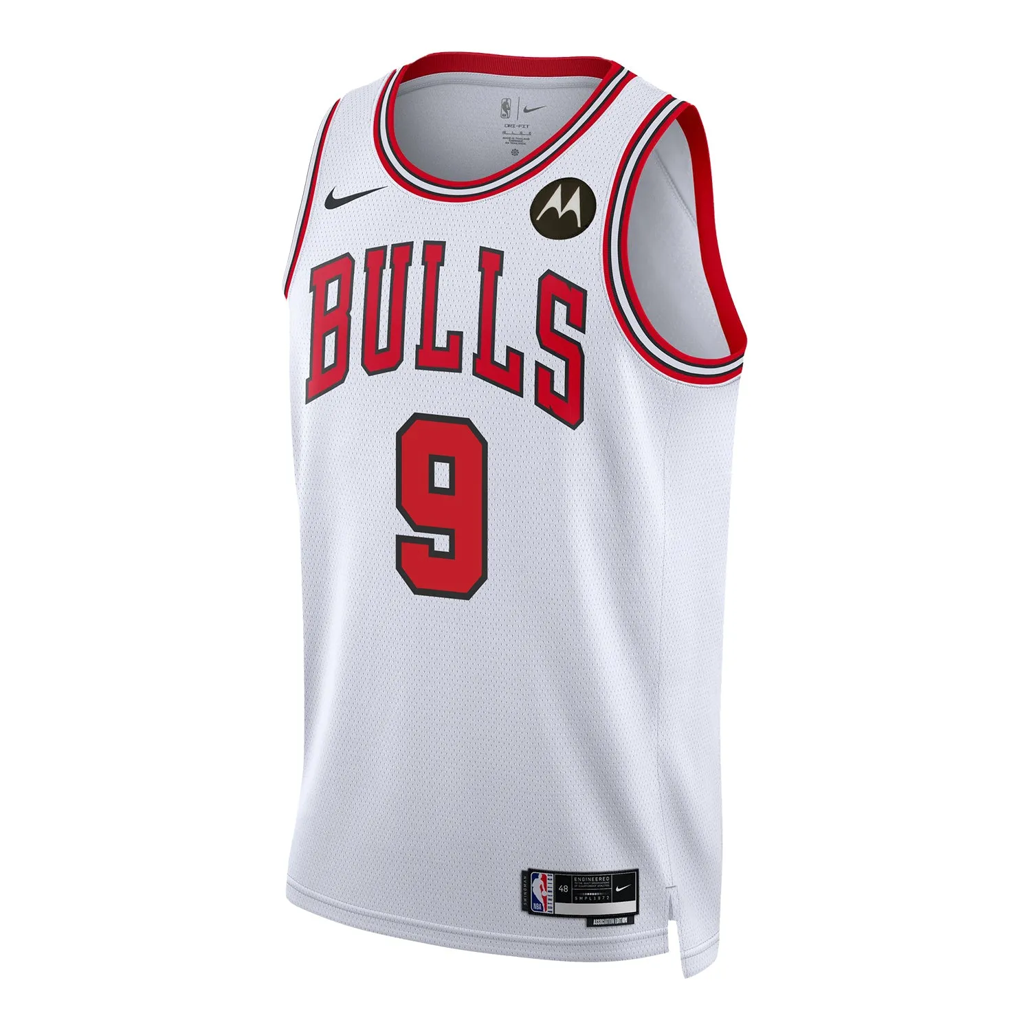 Breathable mesh lining Chicago Bulls Nikola Vucevic Nike Association Swingman Jersey