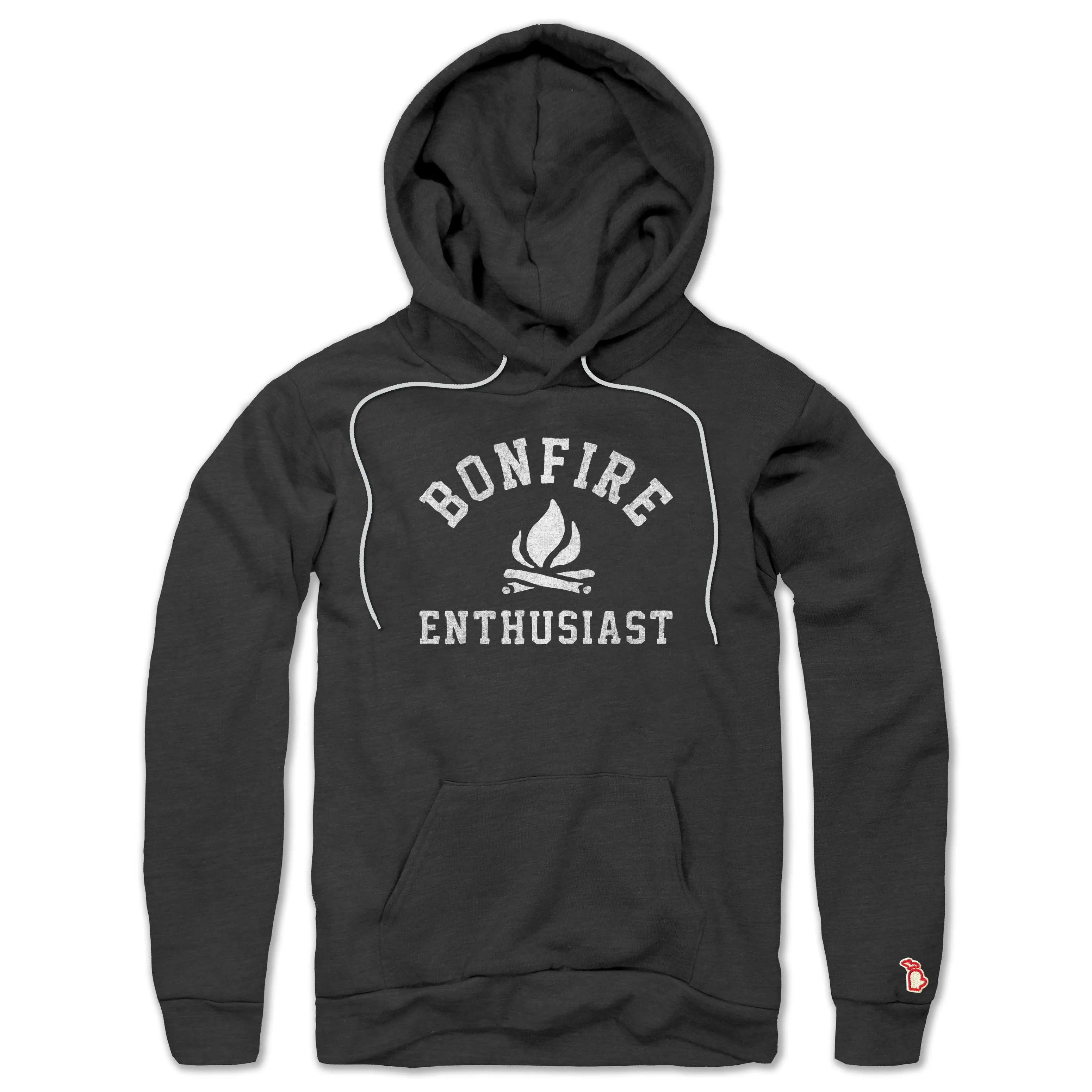 BONFIRE ENTHUSIAST ALL SEASON HOODIE (UNISEX) product festival wearability Modern Minimal