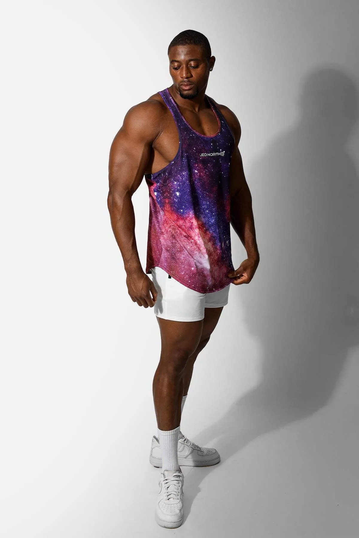 Jungle - ready Unique Graphic Muscle Stringer - Galactic