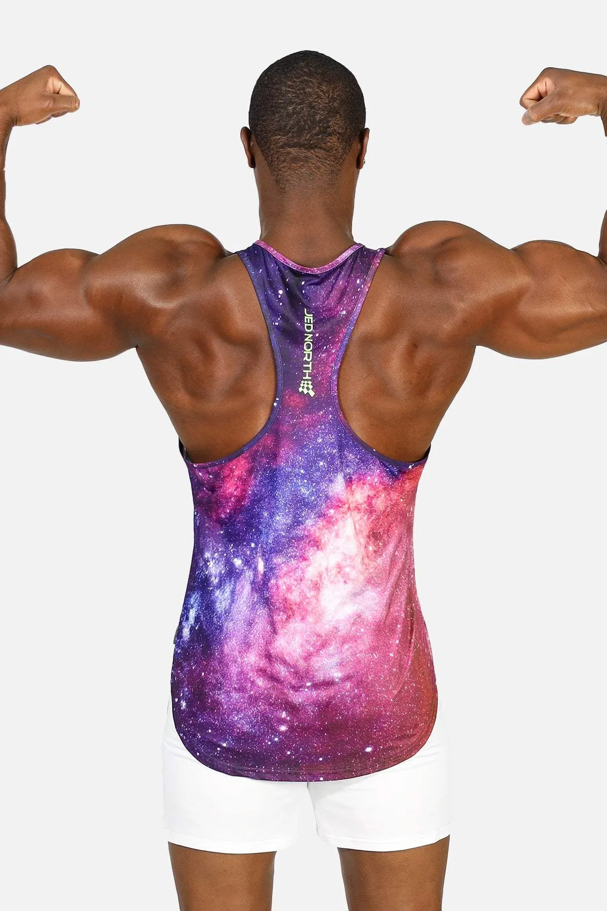 Anatomical Seam Placement Graphic Muscle Stringer - Galactic