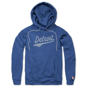 DETROIT SCRIPT - FOOTBALL ALL SEASON HOODIE (UNISEX) Cozy pieces product swimming suitability