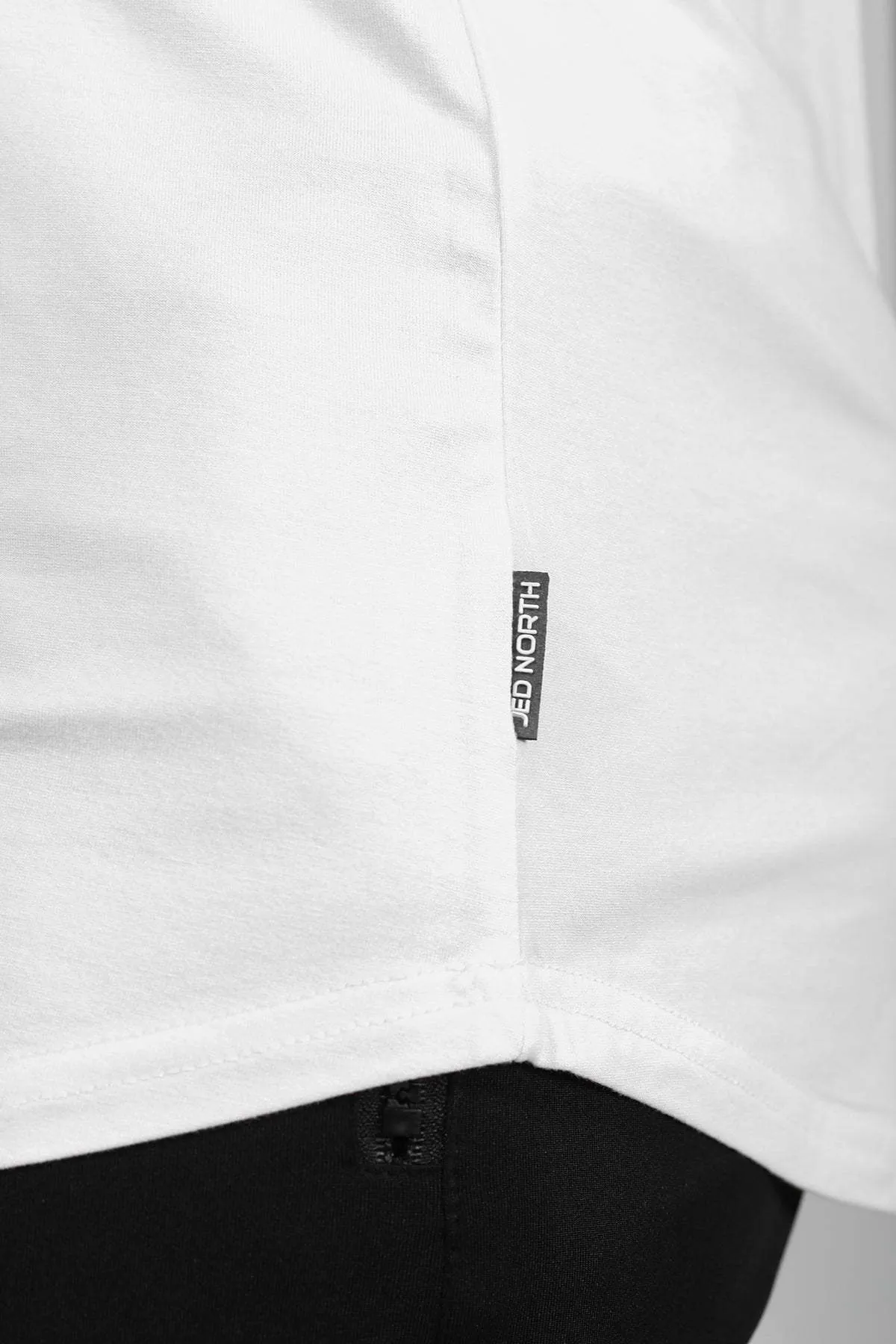 Classic Bodybuilding Racerback Stringer - White product promotion miners