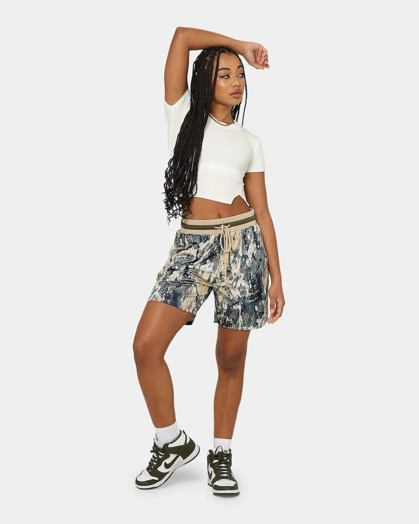 Comfort Layer Wear Carre Splatter Ball Shorts Multi-coloured