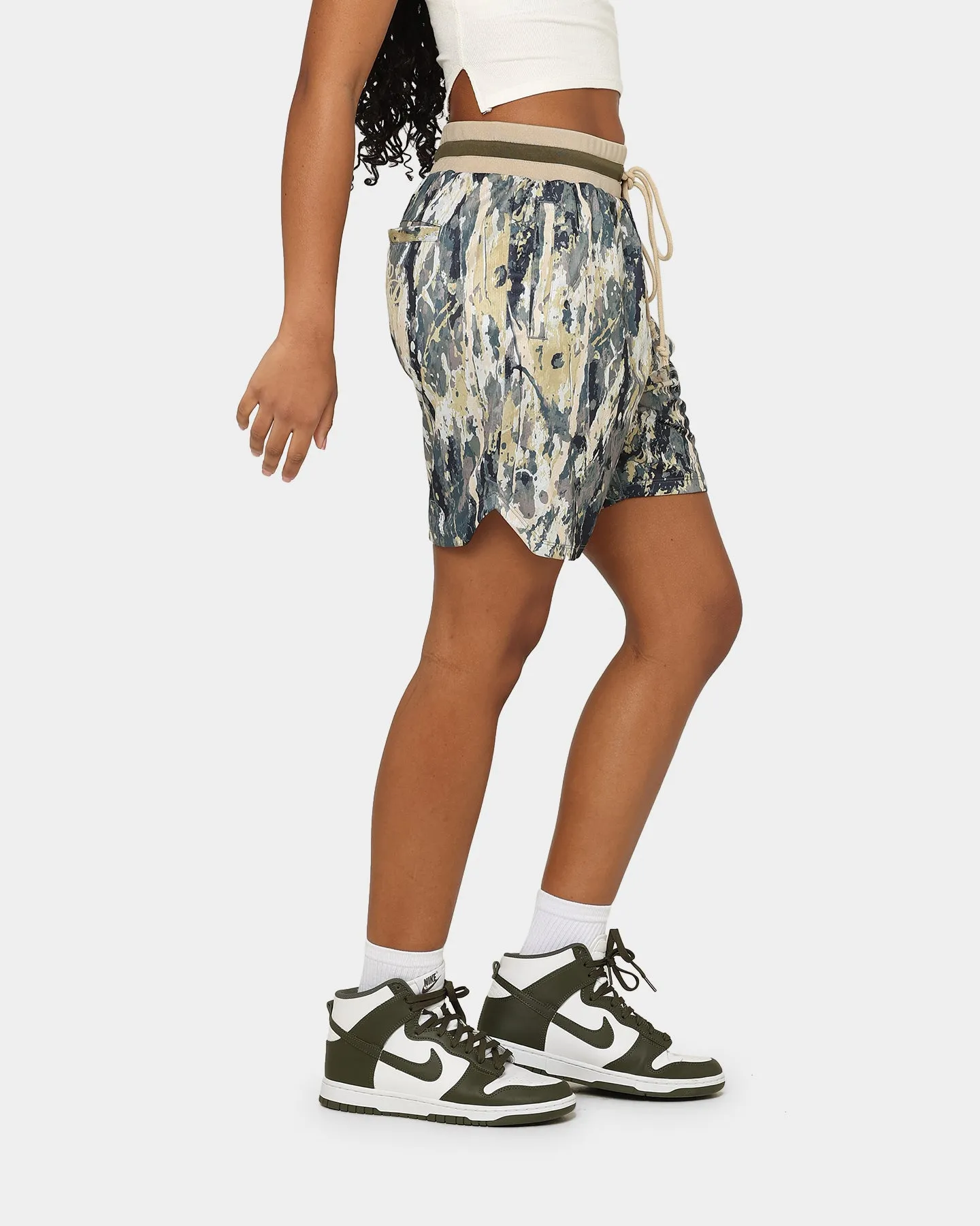 Warm Season Carre Splatter Ball Shorts Multi-coloured