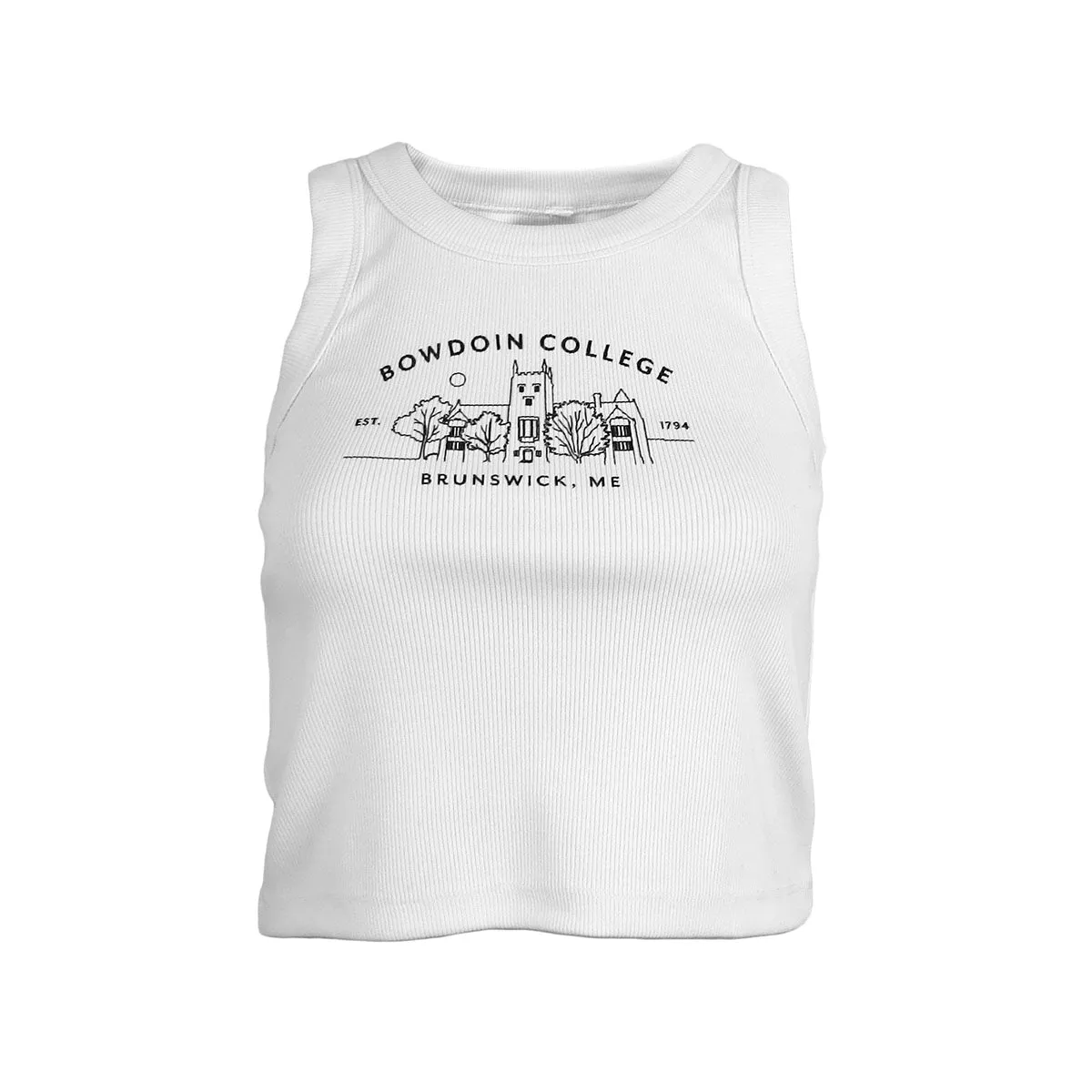 men's clothing Active Comfort Style Women's Organic Rib Crop Tank from Uscape