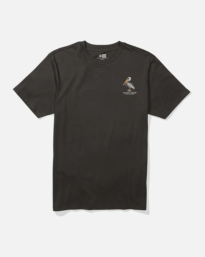Perched Ss Tee - Black Casual Performance Active Lifestyle