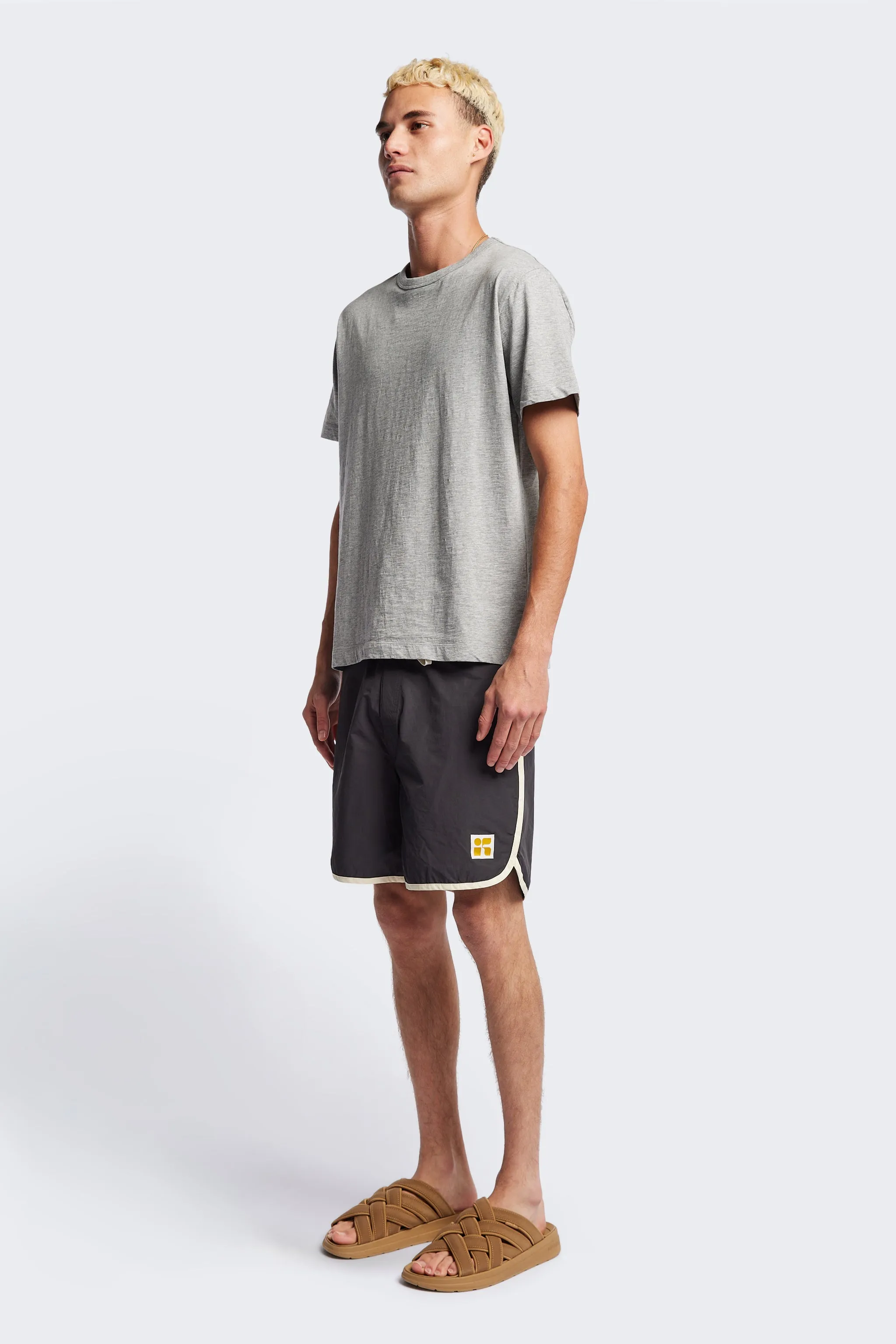 day trip Travel Shorts Hybrid Board Short Slate