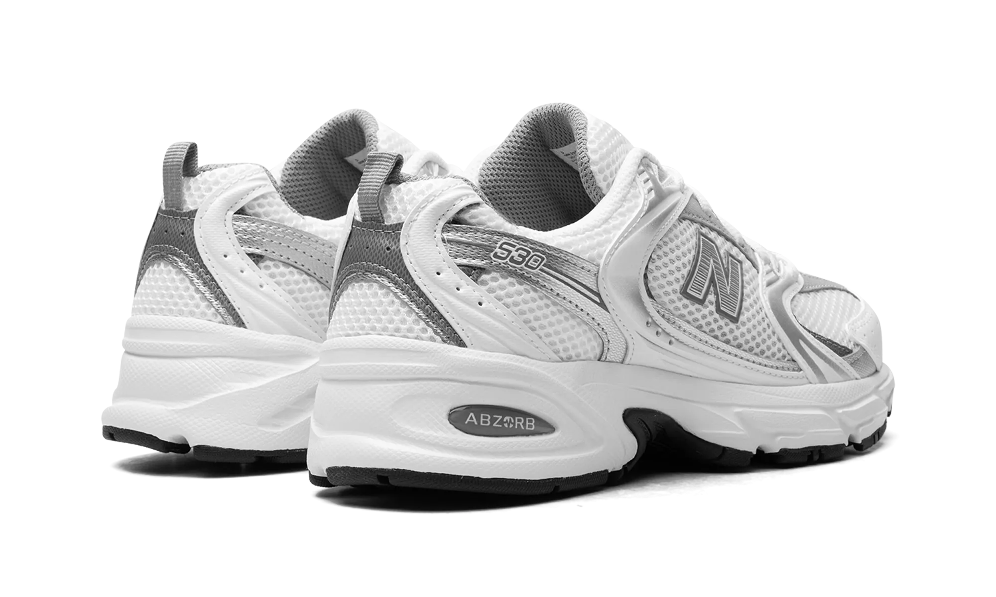 530 "White Silver Metallic" Turn Step