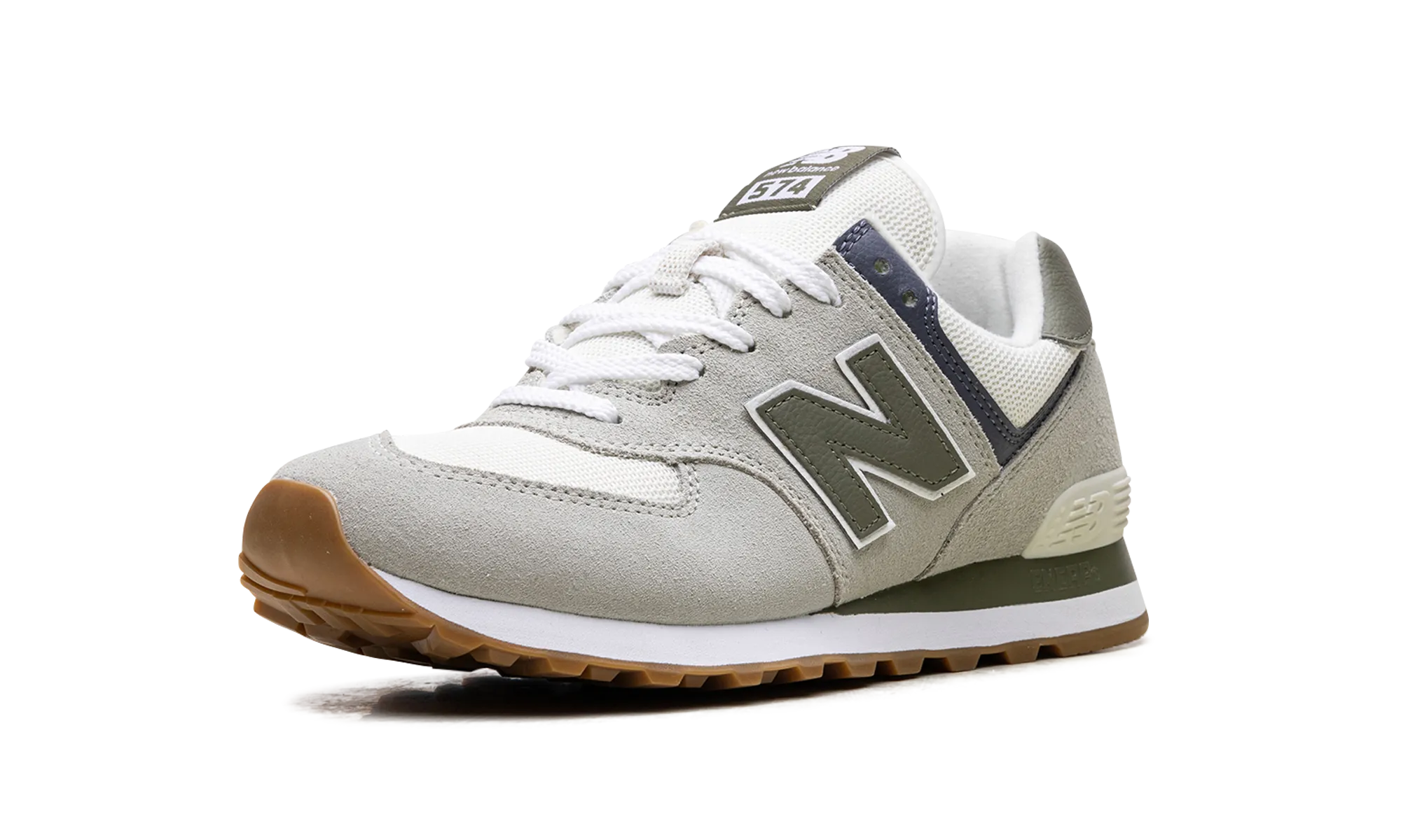 574 "Moss Green" Stretchable Stride Bold